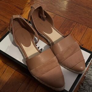 Nine West Brown Espadrille Flats